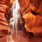 Light inside the Antilope canyon