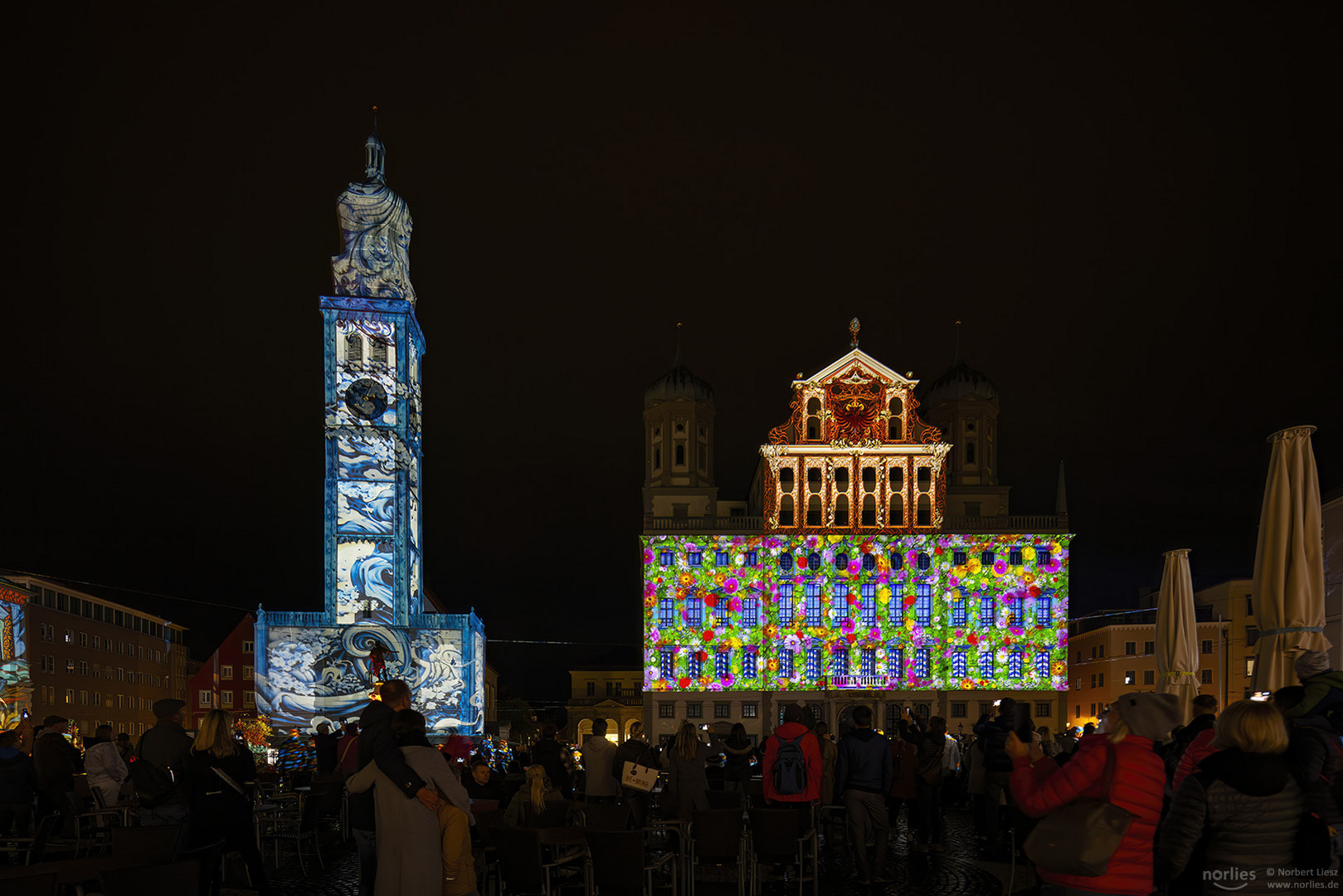 Light Nights Augsburg 2023 - Blumenwiese