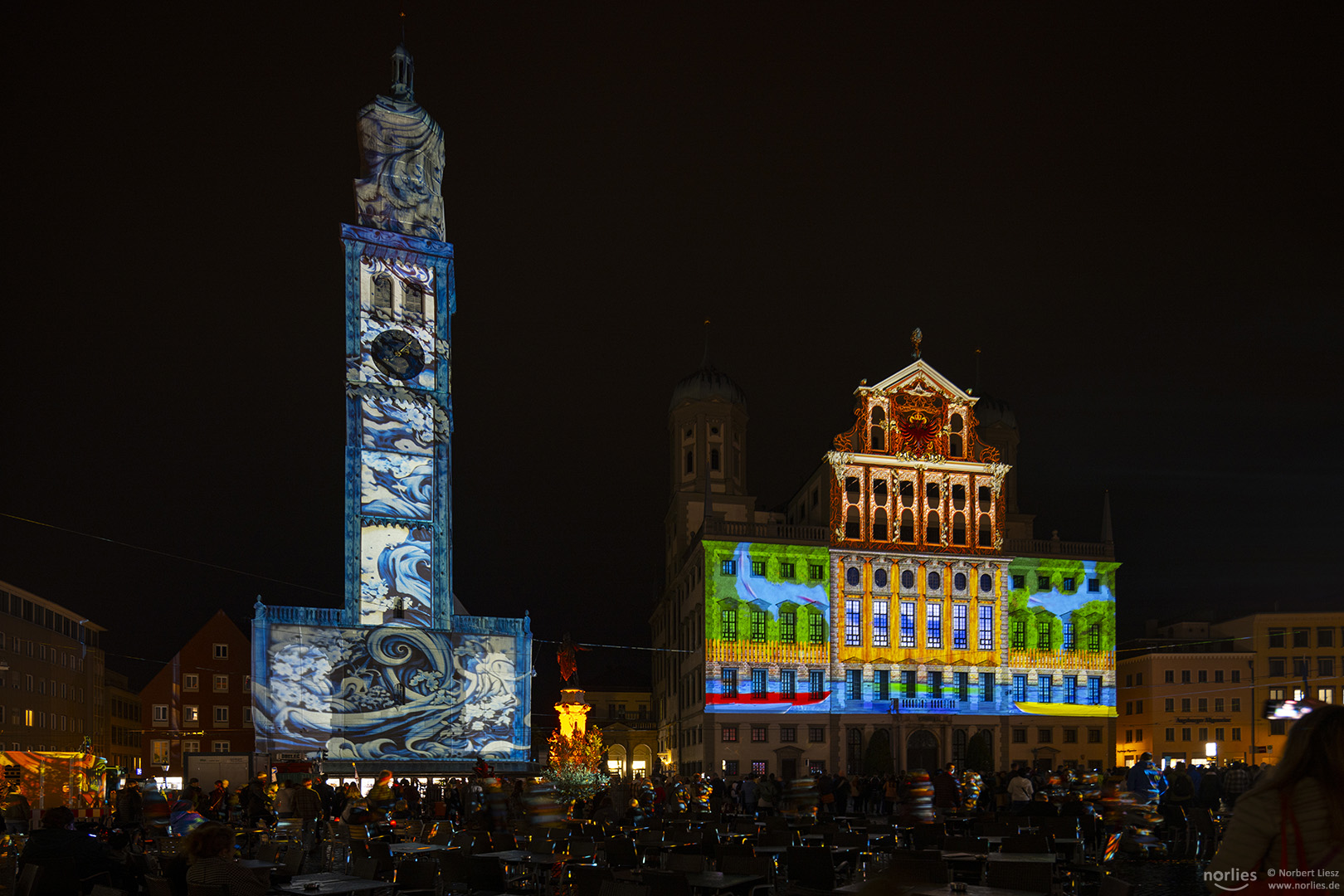 Light Nights Augsburg 2023 - Bunt