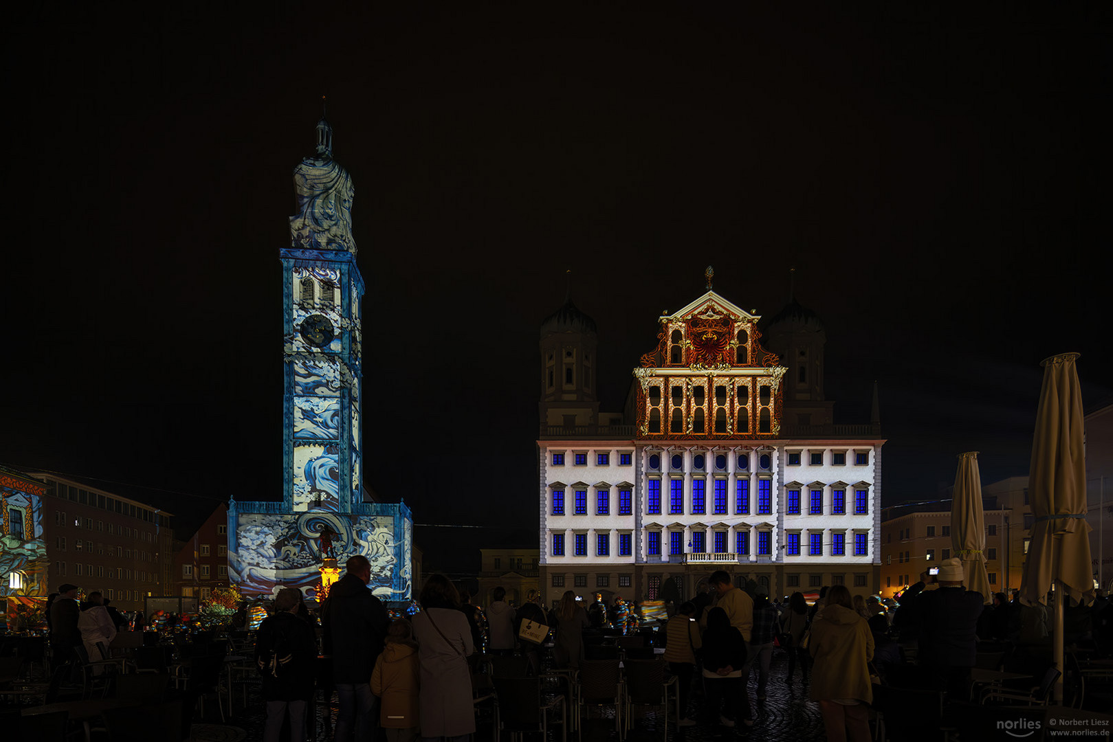 Light Nights Augsburg 2023 - Rathausplatz