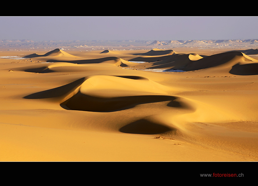 Light on dunes