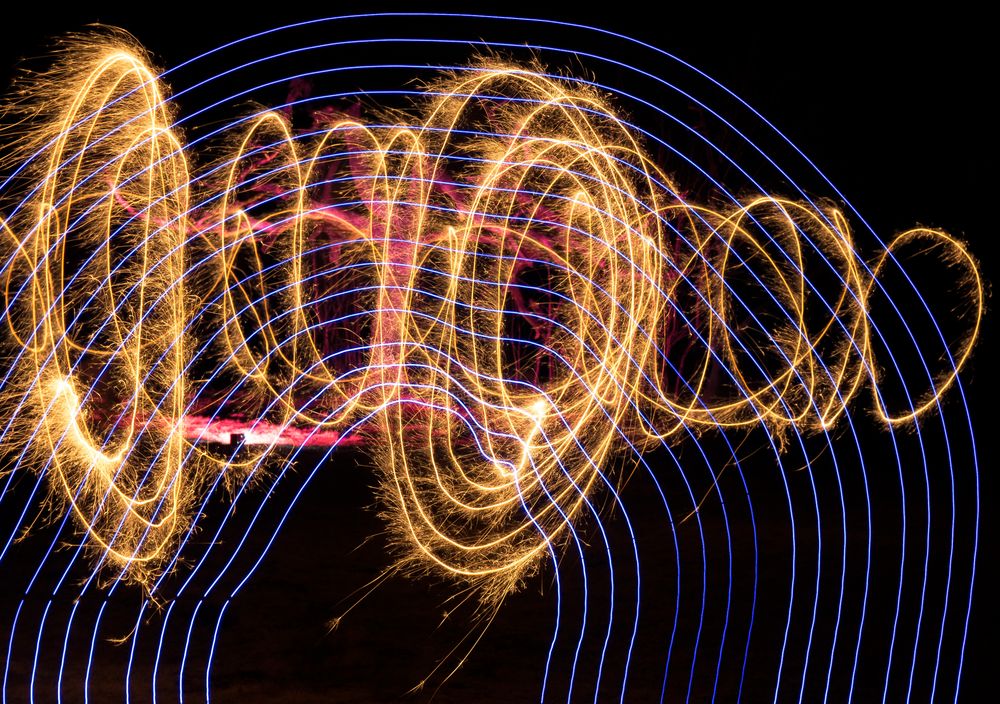 Light painting "Art"