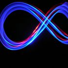 Light painting (eternity symbol)