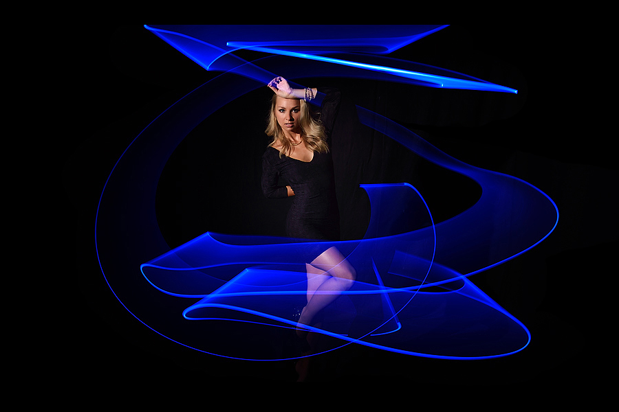 Light painting im Studio