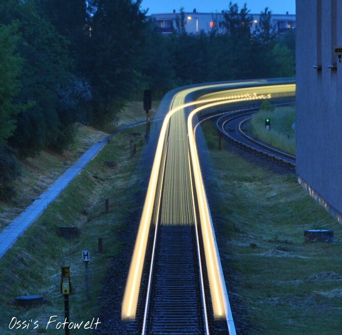 Light Painting U Bahn