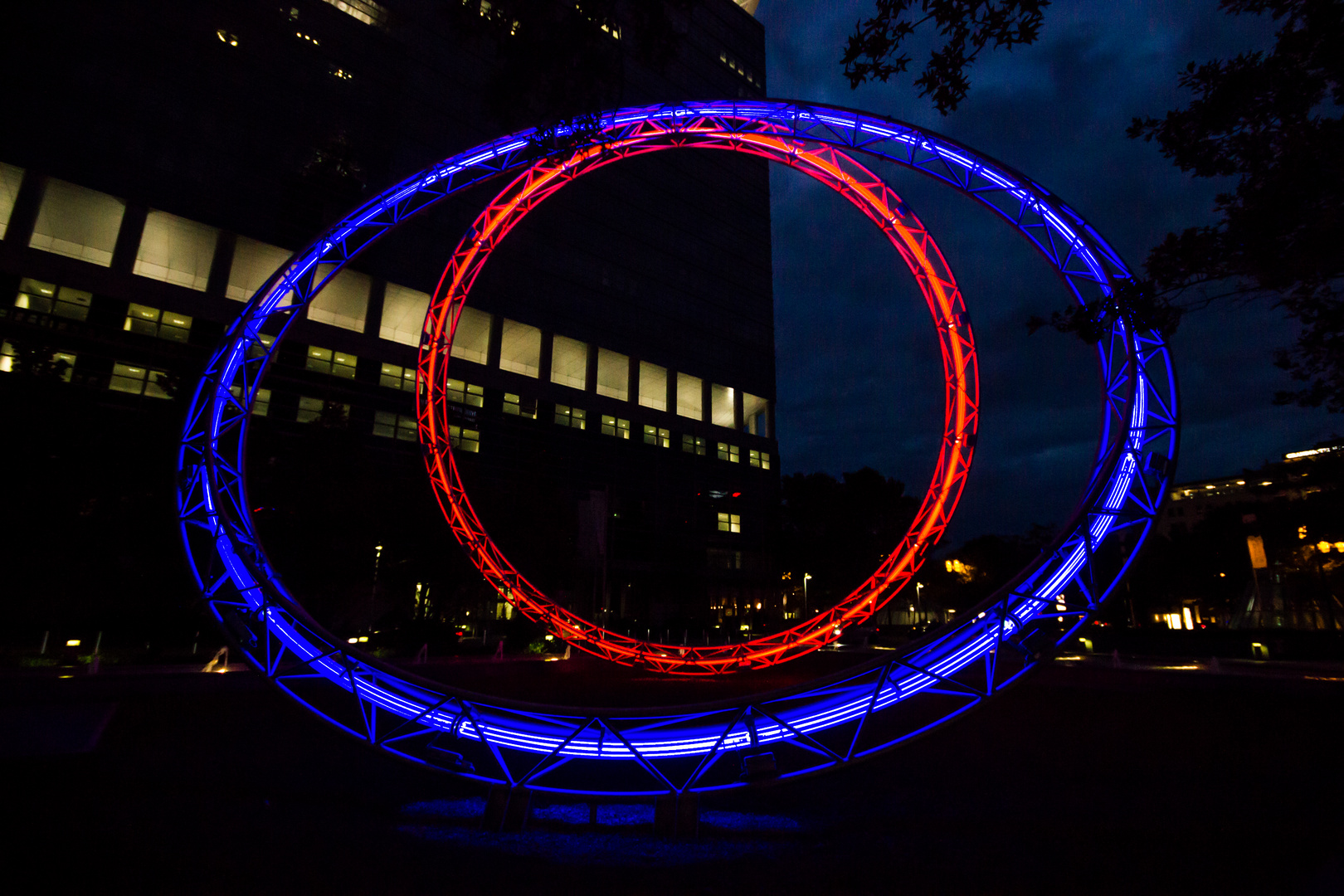 Light Sculpture "Synergie" in Frankfurt am Main