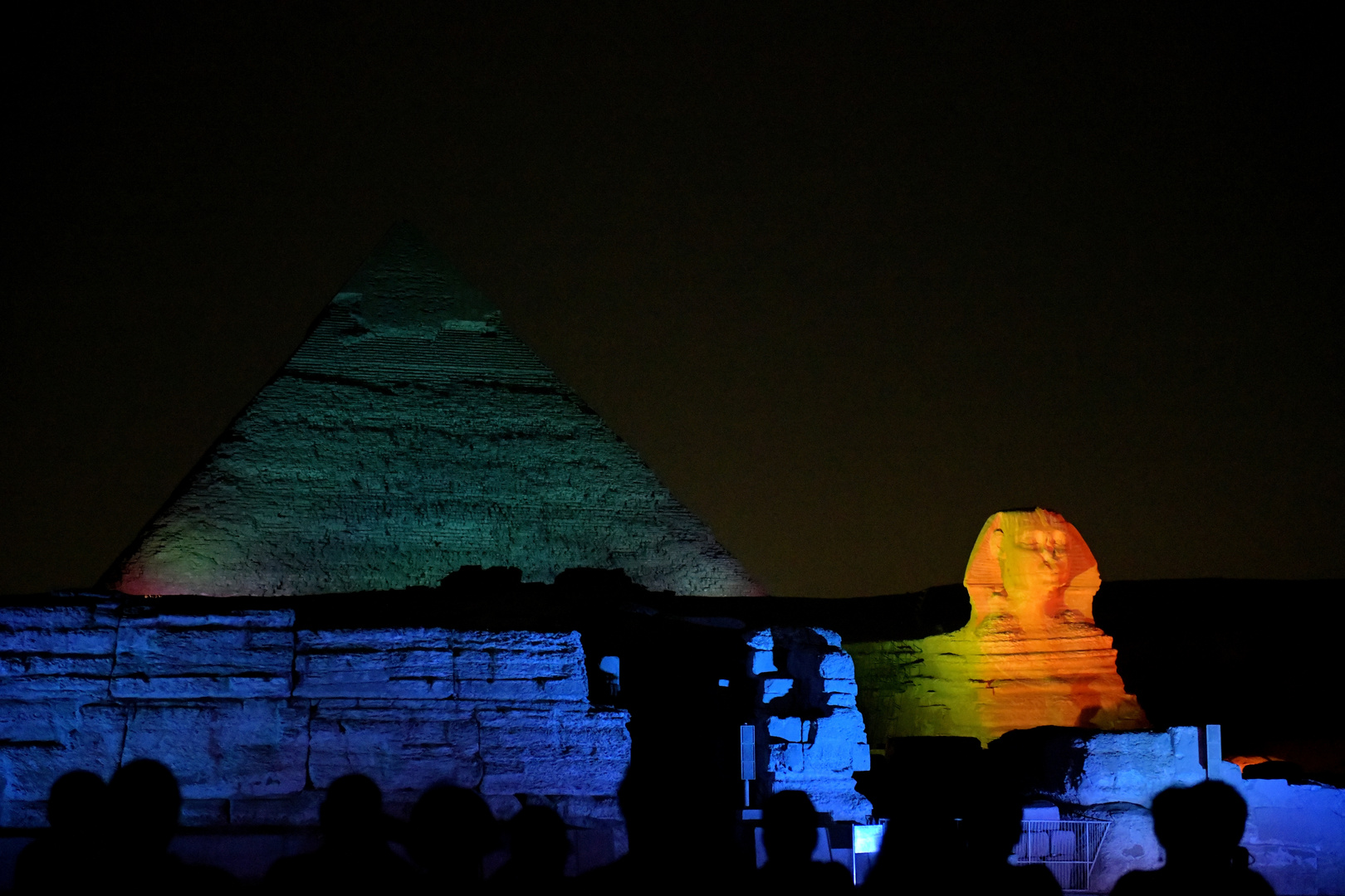 Light-Show 2 bei den Pyramiden