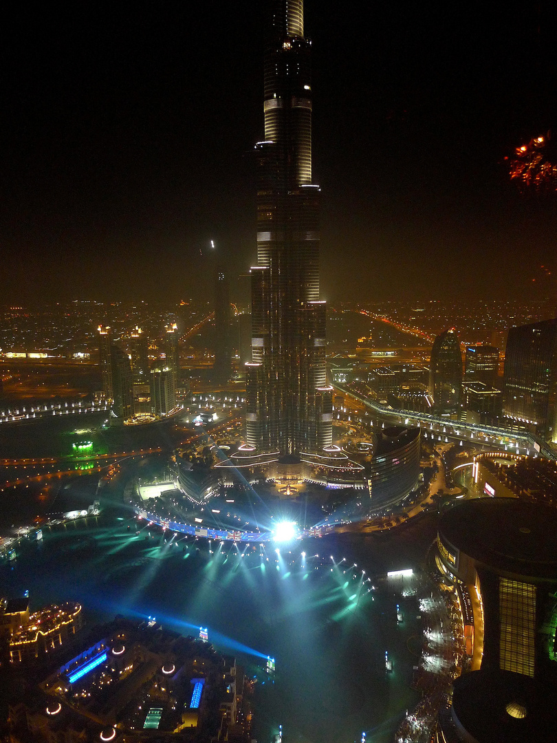 Light Show Burj Khalifa 15 Jan 2013