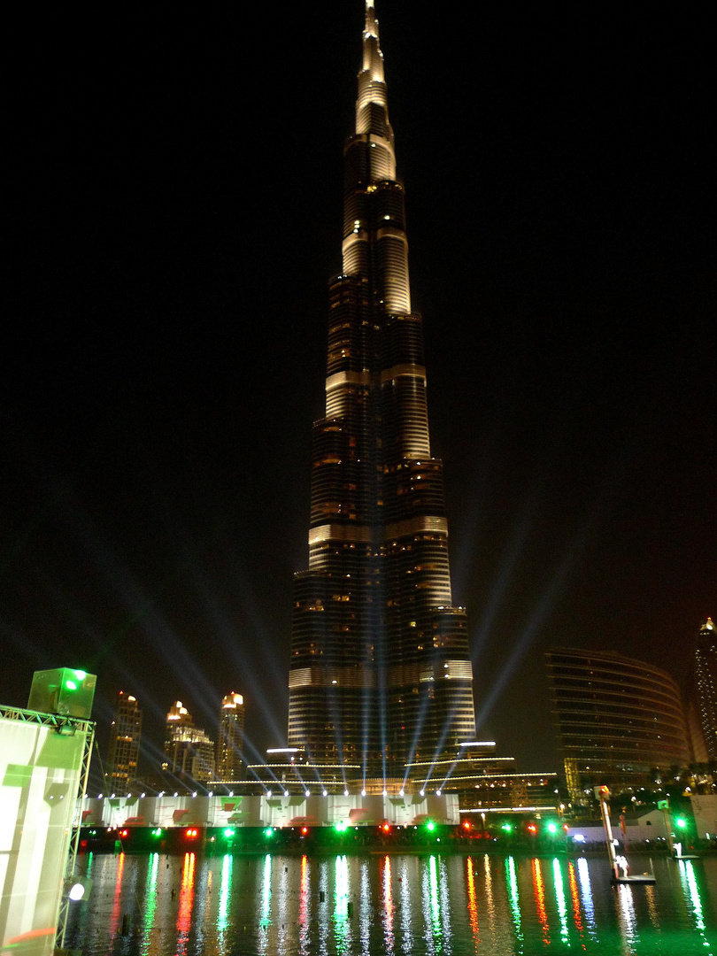 Light Show Burj Khalifa Jan 2013