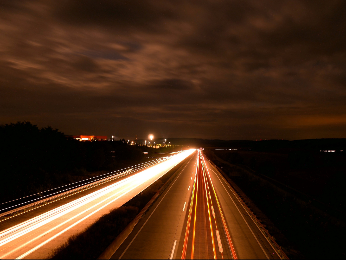 Light Streaks Autobahn 38