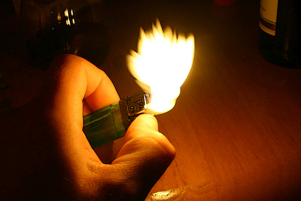 Lighter in Hand