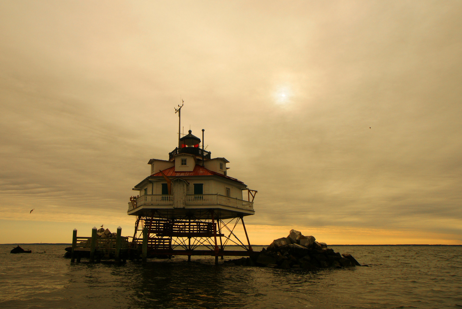 Lighthouse an der Chesapeake-Bay