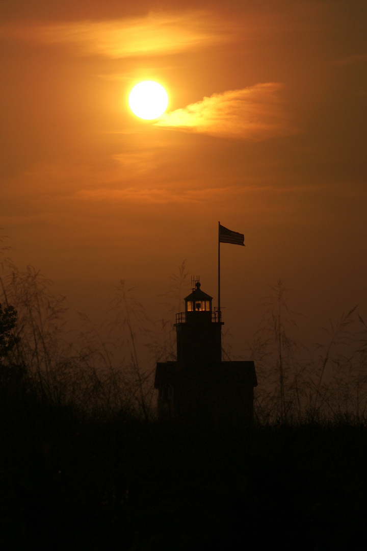 Lighthouse around Sunset