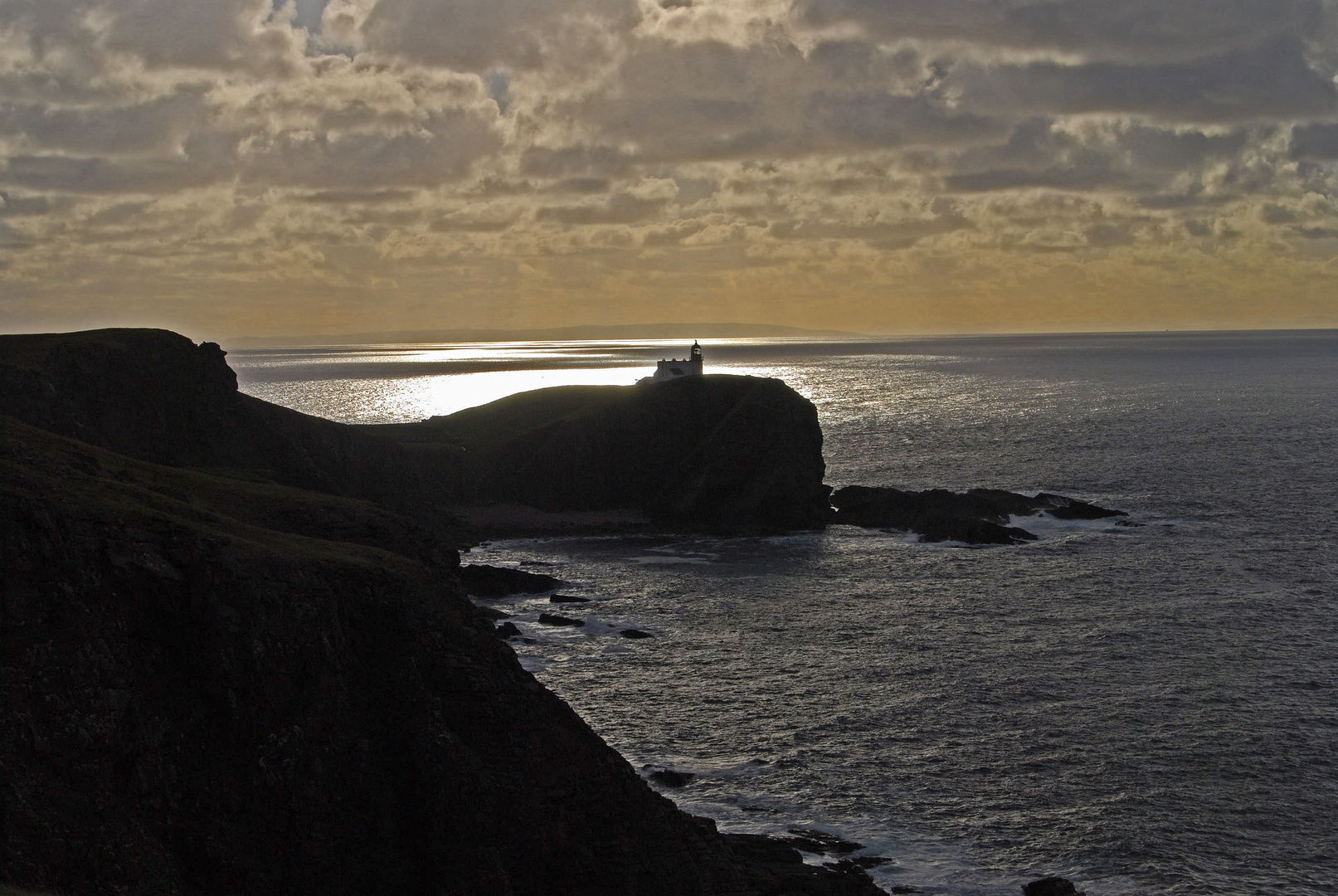 lighthouse at sunset