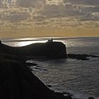 lighthouse at sunset