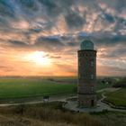 Lighthouse at the sunset