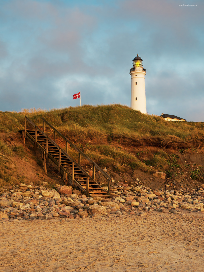 lighthouse from seaside