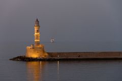 Lighthouse in Chania