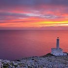 Lighthouse in red