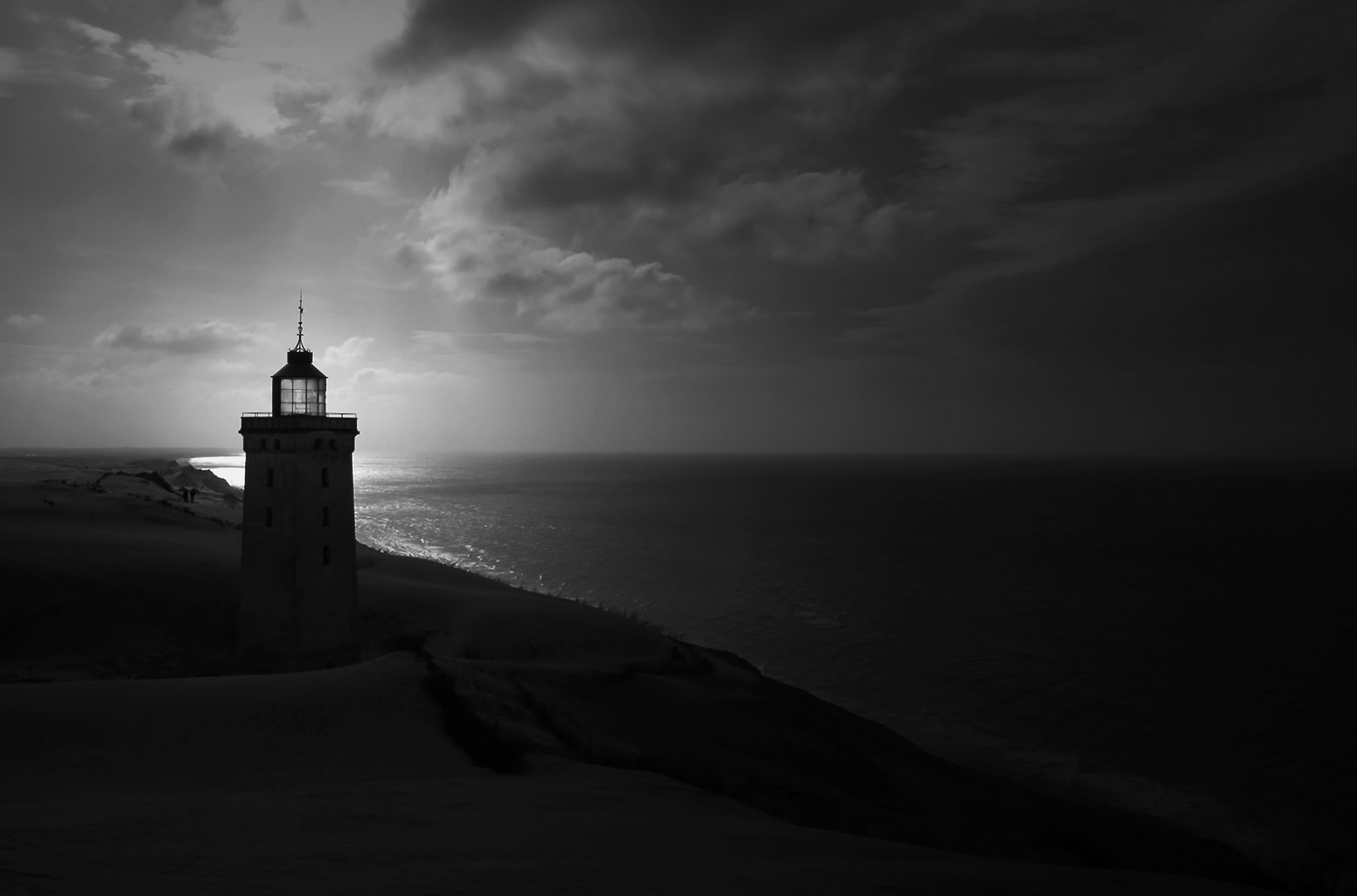 Lighthouse in sunset