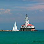 Lighthouse on Lake Michigan