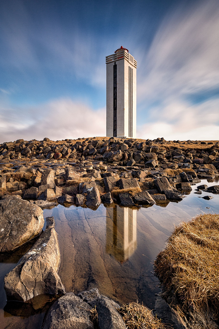 Lighthouse reflection