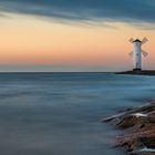 Lighthouse Swinemünde at sunset (Poland)