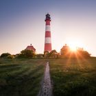 Lighthouse Westerheversand Sunset