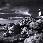 Lighthouses - Pontusval, Brittany