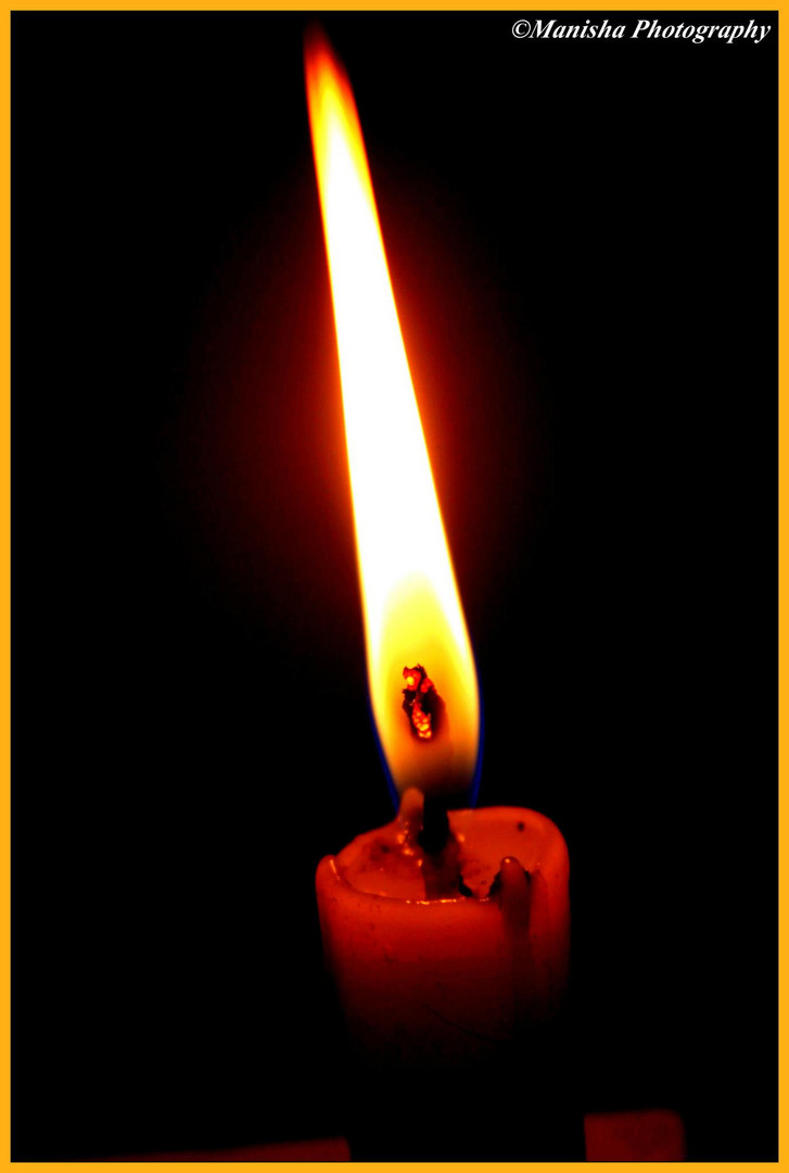 Lighting candle