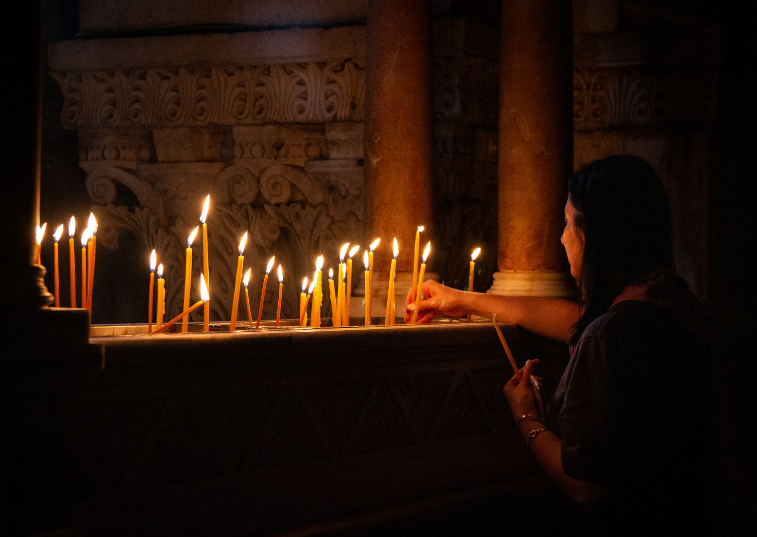 Lighting Candles