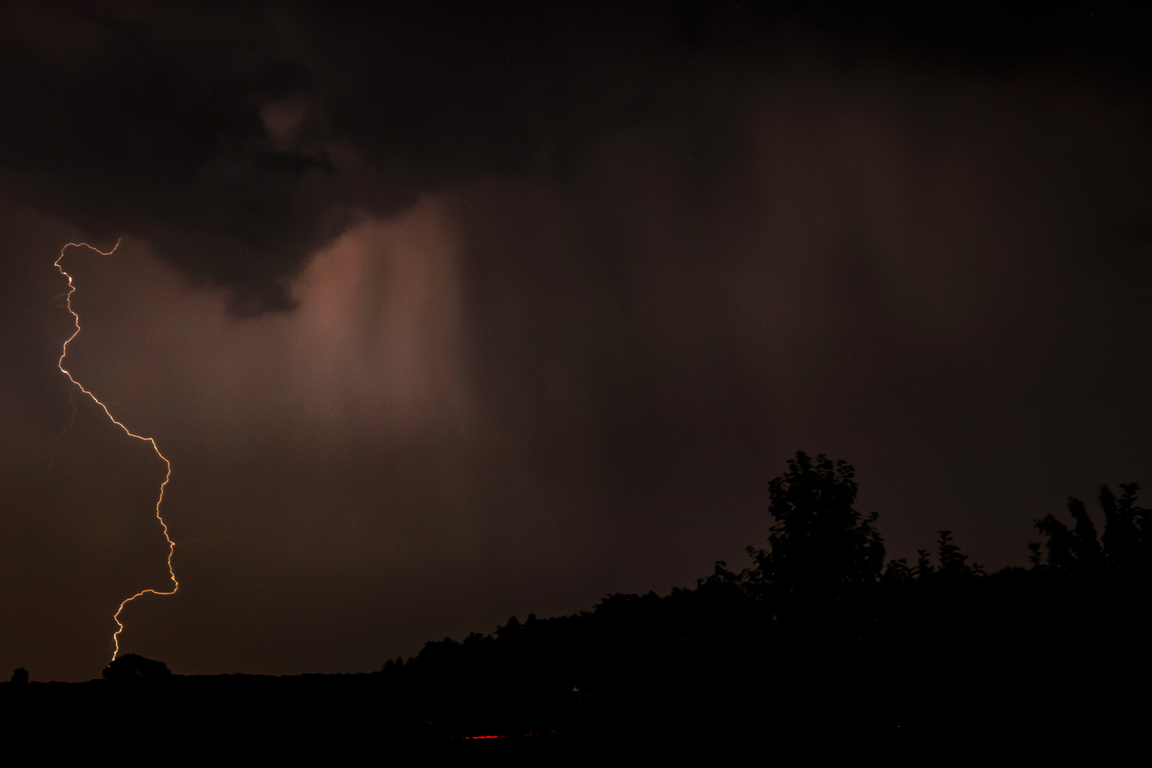 Lightning and heavy rain, Rosendahl-Darfeld/