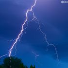 lightning behind my home