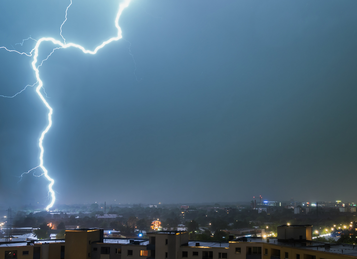 Lightning in Hamburg