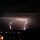 Lightning over Parc City, Utah