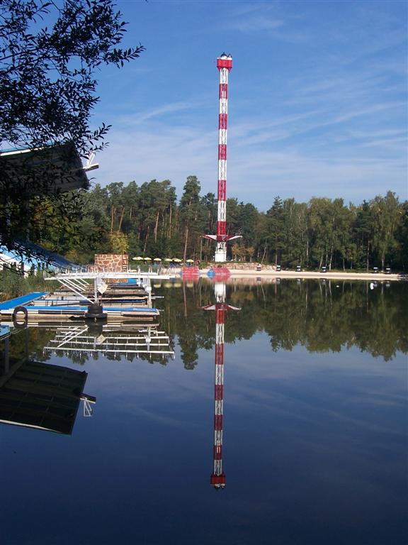 Lightouse Tower under water