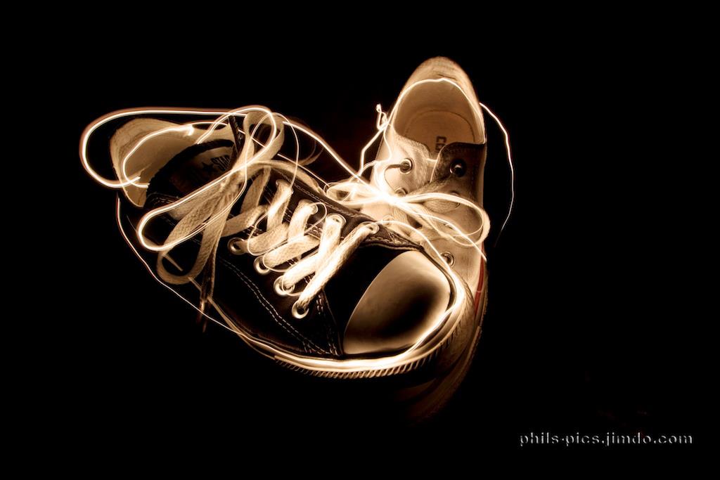 Lightpainted Shoes