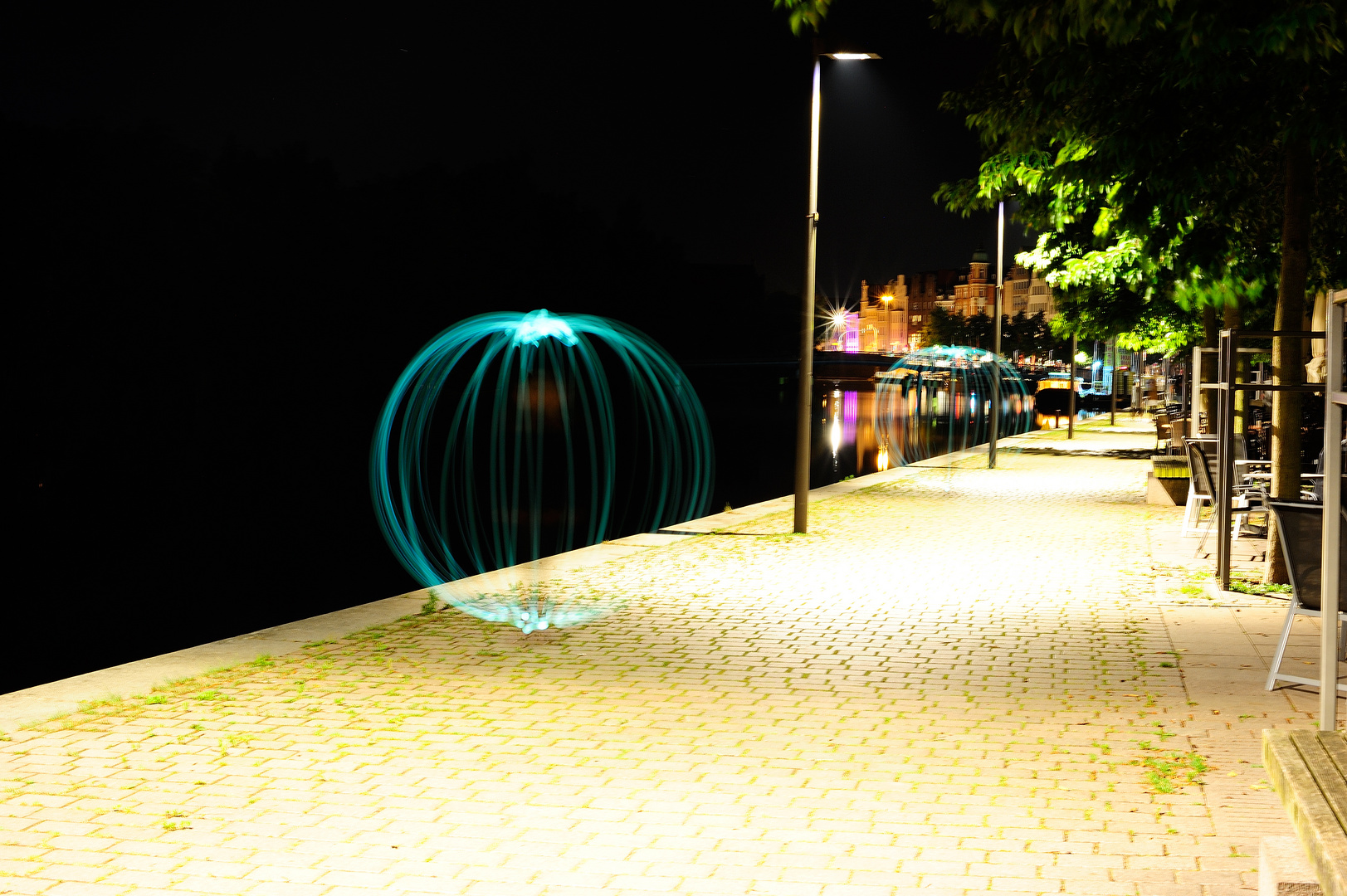 Lightpainting 2. Versuch