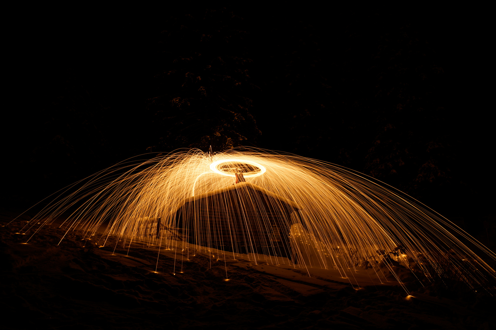 Lightpainting am Heustadel