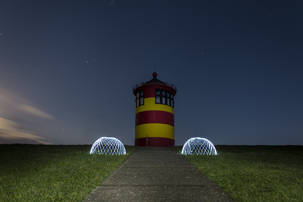 Lightpainting am Leuchtturm