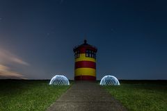 Lightpainting am Leuchtturm