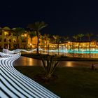 Lightpainting am Pool