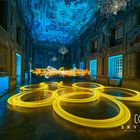 Lightpainting auf Schloss Crossen