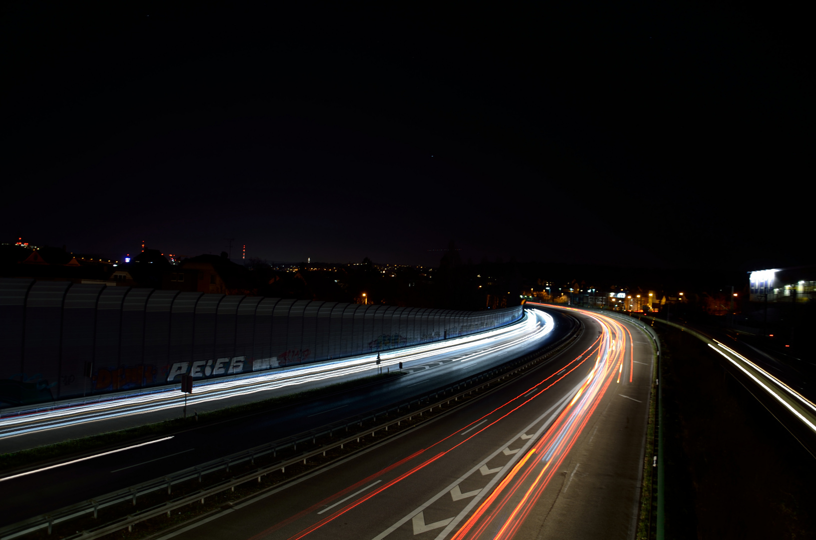 Lightpainting der B10