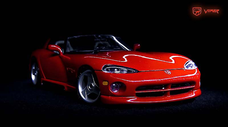 Lightpainting Dodge Viper