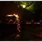 Lightpainting - Fahrradfahrer 2