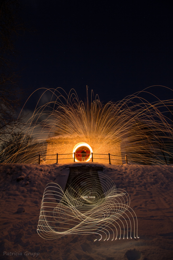 Lightpainting, Fort Friedrichsau