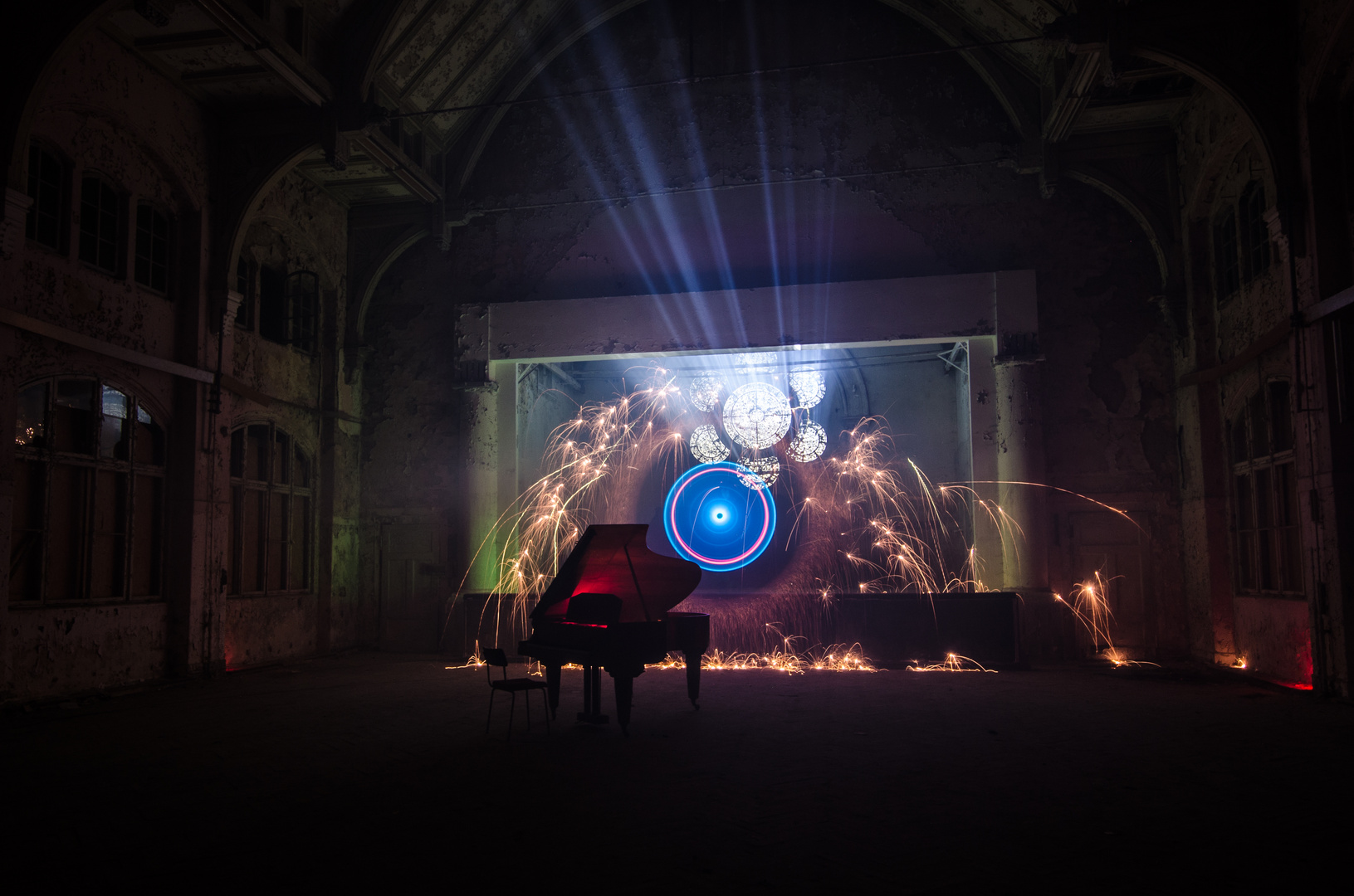 Lightpainting Fotoworkshop in den Beelitz Heilstätten von ZOLAQ