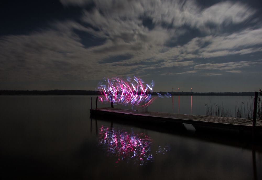 Lightpainting @ Fullmoon