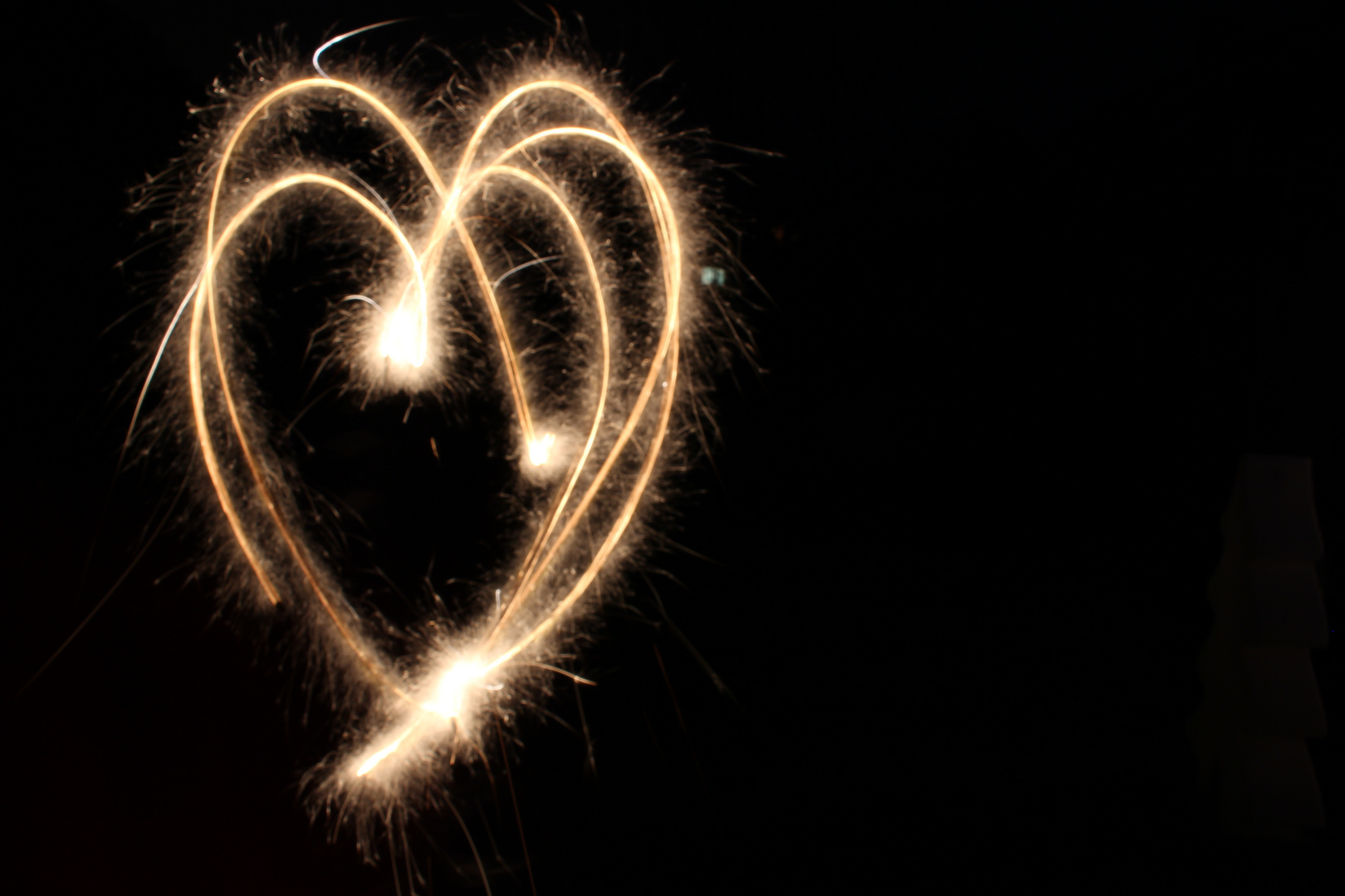 Lightpainting heart